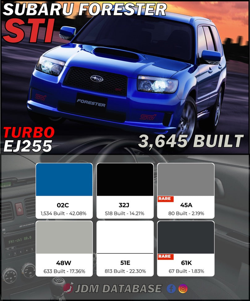 2007 Subaru Forester STI Manual AWD