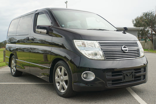 2008 Nissan Elgrand Highway Star Red Leather Premium Edition