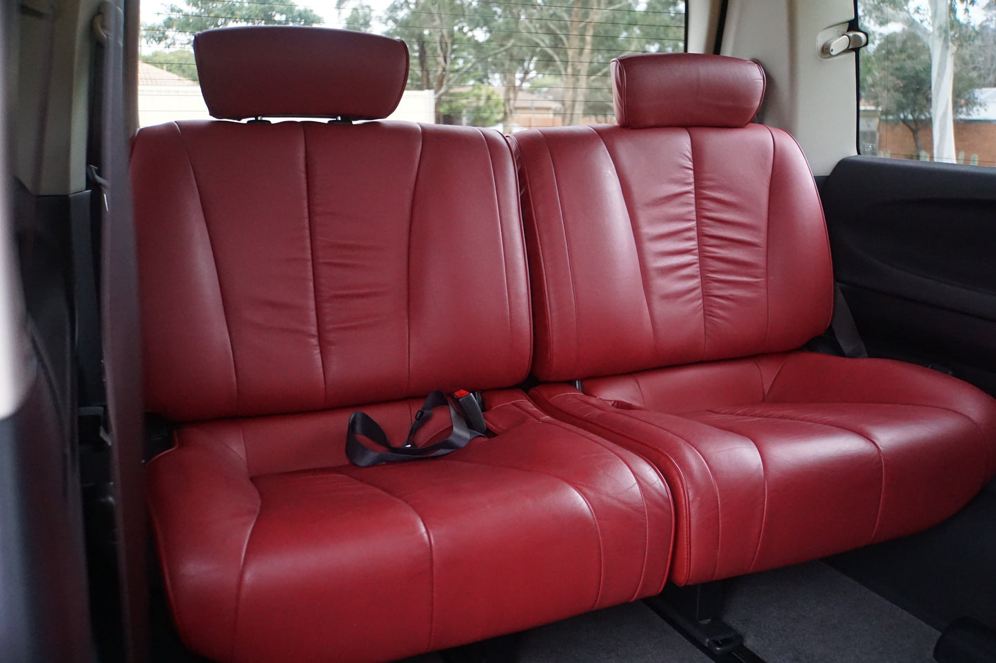 2008 Nissan Elgrand Highway Star Red Leather Premium Edition