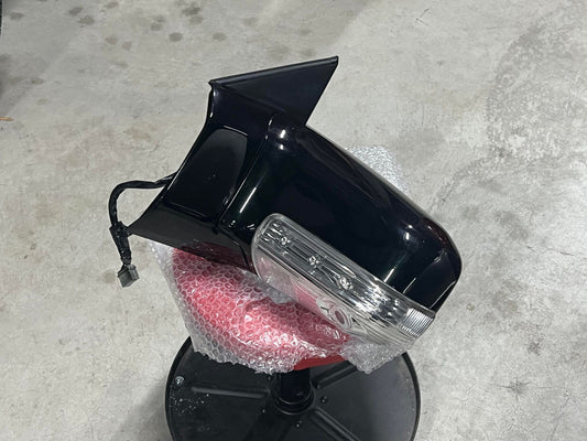 NISSAN ELGRAND E51 LEFT MIRROR S2 BLACK/ GREEN WITH CAMERA 2004 2005 2006 2007